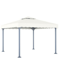 Tonnelle 300x300 cm Crème Aluminium | Mobilier & Déco