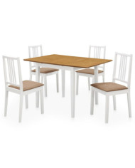 Mobilier de salle à manger 5 pcs MDF Blanc | Mobilier & Déco