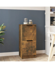 Buffet Chêne fumé 30x30x70 cm Bois d'ingénierie | Mobilier & Déco