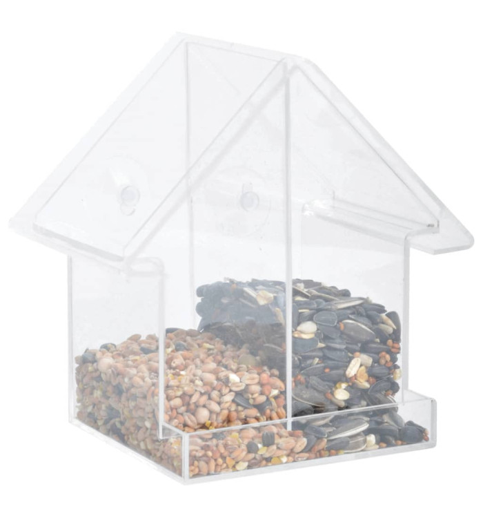 Esschert Design Mangeoire combi de fenêtre Acrylique | Mobilier & Déco