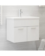 Armoire d'évier Blanc 60x38,5x46 cm Bois d’ingénierie | Mobilier & Déco