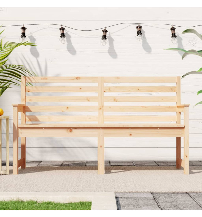 Banc de jardin 159,5x48x91,5 cm bois massif de pin | Mobilier & Déco