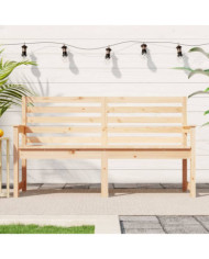 Banc de jardin 159,5x48x91,5 cm bois massif de pin | Mobilier & Déco