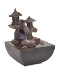 Fontaine d'intérieur avec lampe LED Polyrésine | Mobilier & Déco