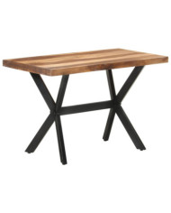 Table de salle à manger 120x60x75 cm Bois avec finition miel | Mobilier & Déco