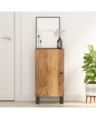 Buffet avec porte 40x31x75 cm bois massif de manguier | Mobilier & Déco