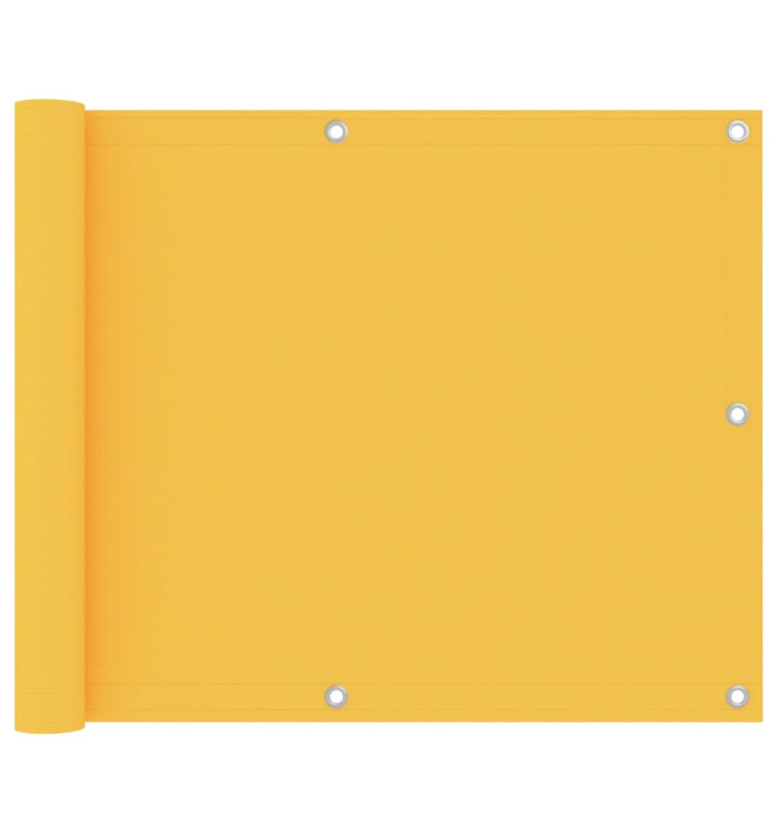 Écran de balcon Jaune 75x400 cm Tissu Oxford | Mobilier & Déco