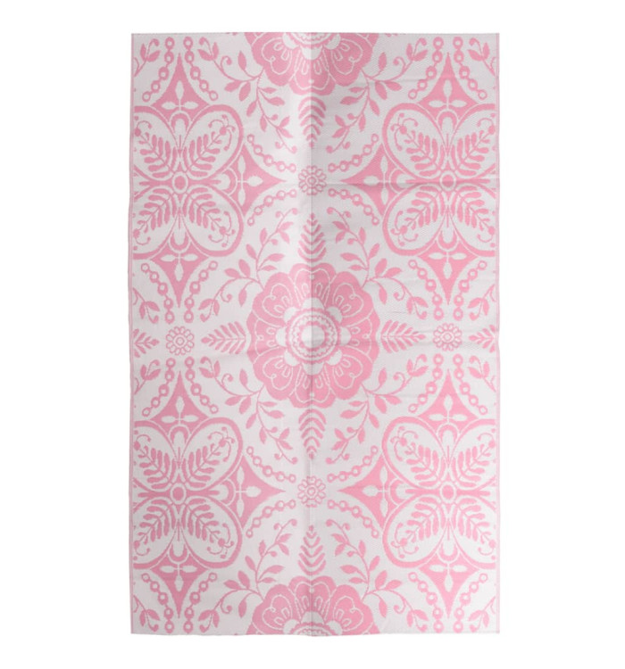 Tapis d'extérieur ARAKIL rose 190x290 cm PP | Mobilier & Déco