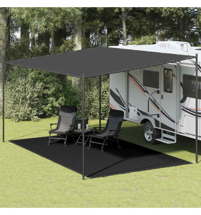 Tapis de tente 300x500 cm Noir | Mobilier & Déco