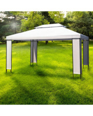 Chapiteau de jardin Blanc 3 x 4 m | Mobilier & Déco
