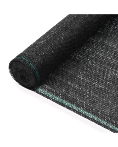 Clôture de tennis PEHD 1,2 x 25 m Noir | Mobilier & Déco
