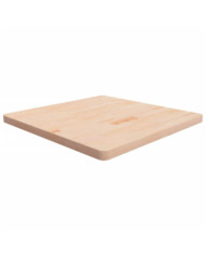 Dessus de table carré 80x80x4 cm Bois chêne massif non traité | Mobilier & Déco