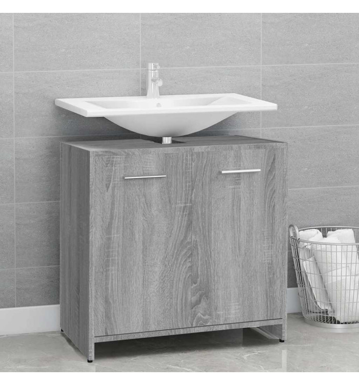 Armoire de bain Sonoma gris 60x33x60 cm Bois d'ingénierie | Mobilier & Déco