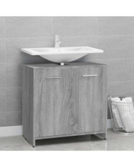 Armoire de bain Sonoma gris 60x33x60 cm Bois d'ingénierie | Mobilier & Déco