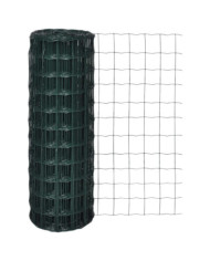 Clôture euro Acier 10 x 1,2 m Vert | Mobilier & Déco