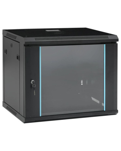 Coffret de réseau mural 9U 19" IP20 600x450x510 mm | Mobilier & Déco