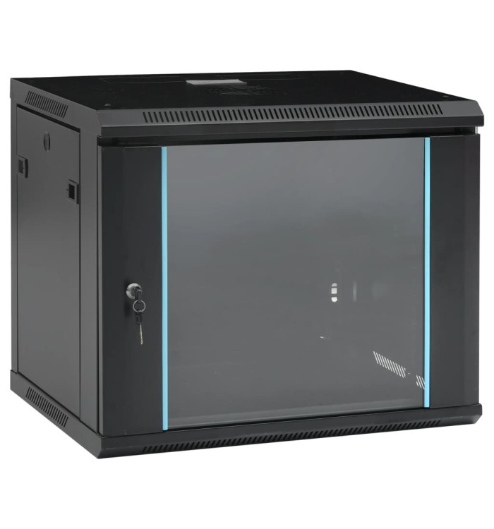 Coffret de réseau mural 9U 19" IP20 600x450x510 mm | Mobilier & Déco