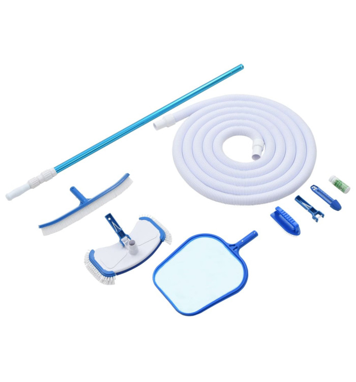 Kit d'entretien de piscine 9 pcs | Mobilier & Déco