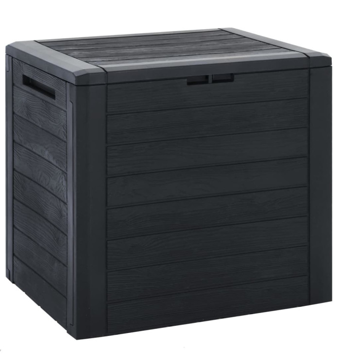 Boîte de stockage jardin Anthracite 58,5x46x55 cm Polypropylène | Mobilier & Déco