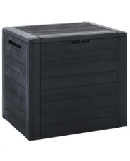 Boîte de stockage jardin Anthracite 58,5x46x55 cm Polypropylène | Mobilier & Déco