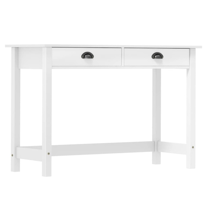 Table console Hill avec 2 tiroirs 110x45x74 cm Bois pin massif | Mobilier & Déco