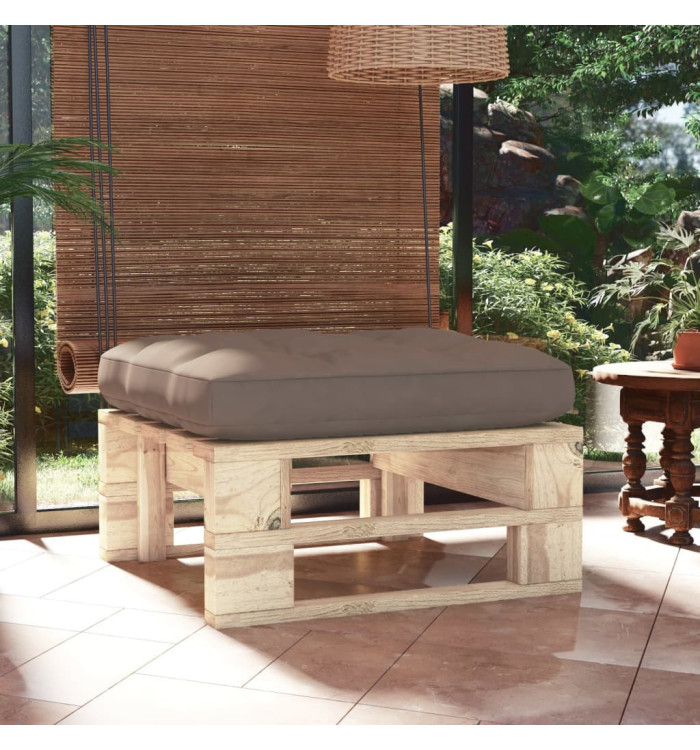 Pouf palette de jardin bois de pin imprégné | Mobilier & Déco