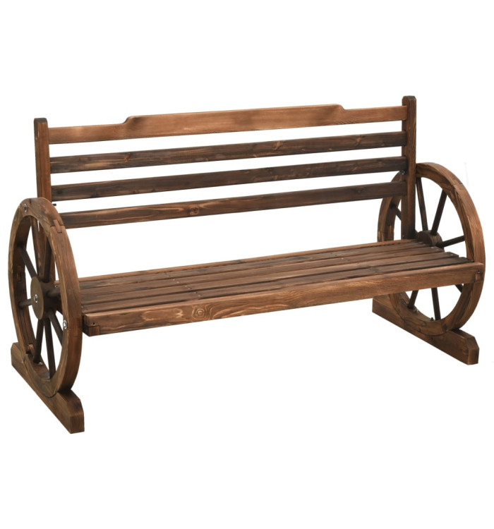 Banc de jardin 112 cm bois de sapin massif | Mobilier & Déco