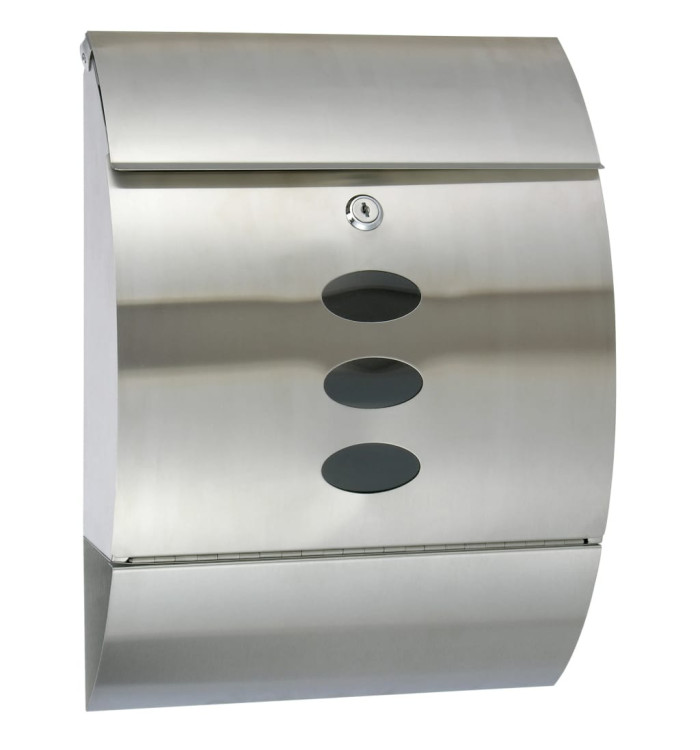 HI Boîte aux lettres Acier inoxydable 30 x 12 x 40 cm | Mobilier & Déco