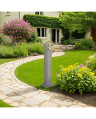 Réservoir de jardin avec robinet Gris clair Aspect de pierre | Mobilier & Déco