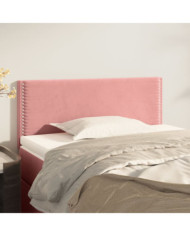 Tête de lit Rose 100x5x78/88 cm Velours | Mobilier & Déco