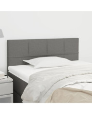 Tête de lit Gris foncé 90x5x78/88 cm Tissu | Mobilier & Déco