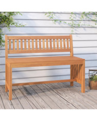 Banc de jardin 110 cm bois massif d'eucalyptus | Mobilier & Déco