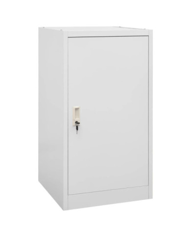 Armoire à selles Gris clair 53x53x105 cm Acier | Mobilier & Déco