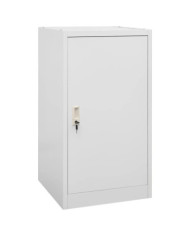 Armoire à selles Gris clair 53x53x105 cm Acier | Mobilier & Déco