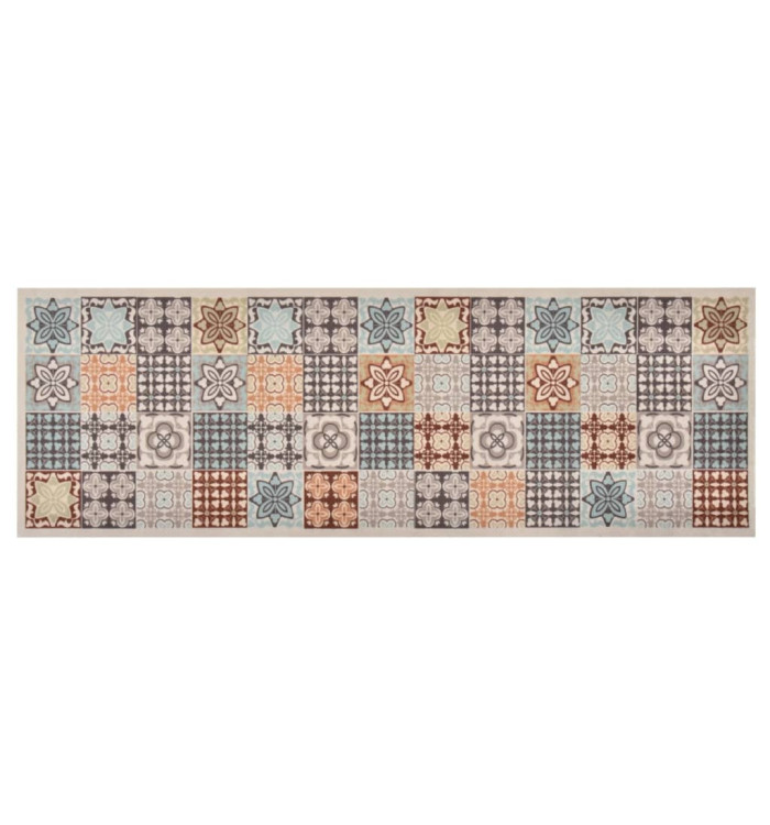 Tapis de cuisine lavable Couleur mosaïque 45x150 cm | Mobilier & Déco