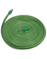 Tuyau d'arrosage à 3 tubes vert 15 m PVC | Mobilier & Déco
