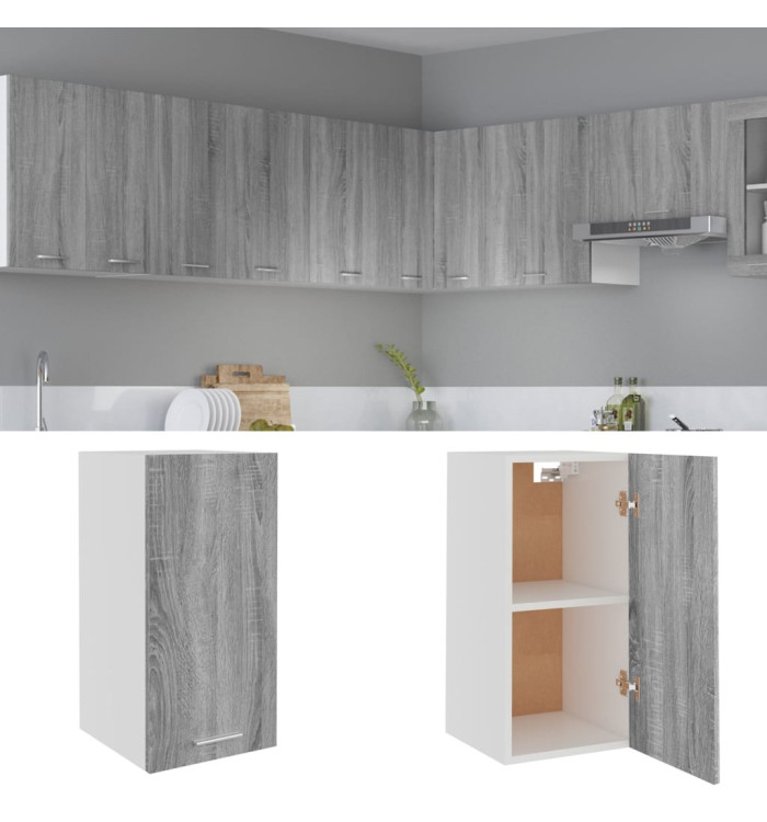 Armoire suspendue "Lyon" Sonoma gris 29,5x31x60 cm | Mobilier & Déco