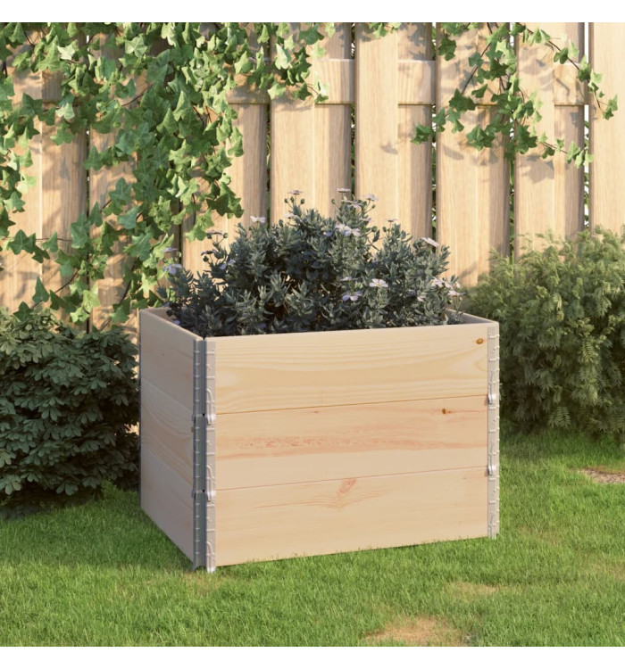 Jardinières surélevées 3 pcs 60x80 cm Bois de pin solide | Mobilier & Déco