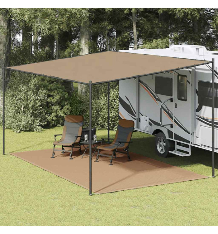 Tapis de tente 300x500 cm Taupe | Mobilier & Déco