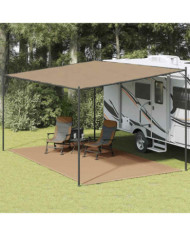 Tapis de tente 300x500 cm Taupe | Mobilier & Déco