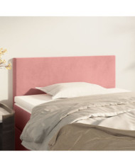 Tête de lit Rose 100x5x78/88 cm Velours | Mobilier & Déco