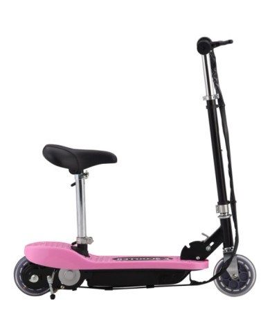 Trottinette électrique avec siège 120 W Rose | Mobilier & Déco