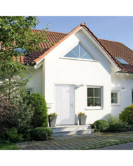 Porte d'entrée Blanc 108x208 cm PVC | Mobilier & Déco