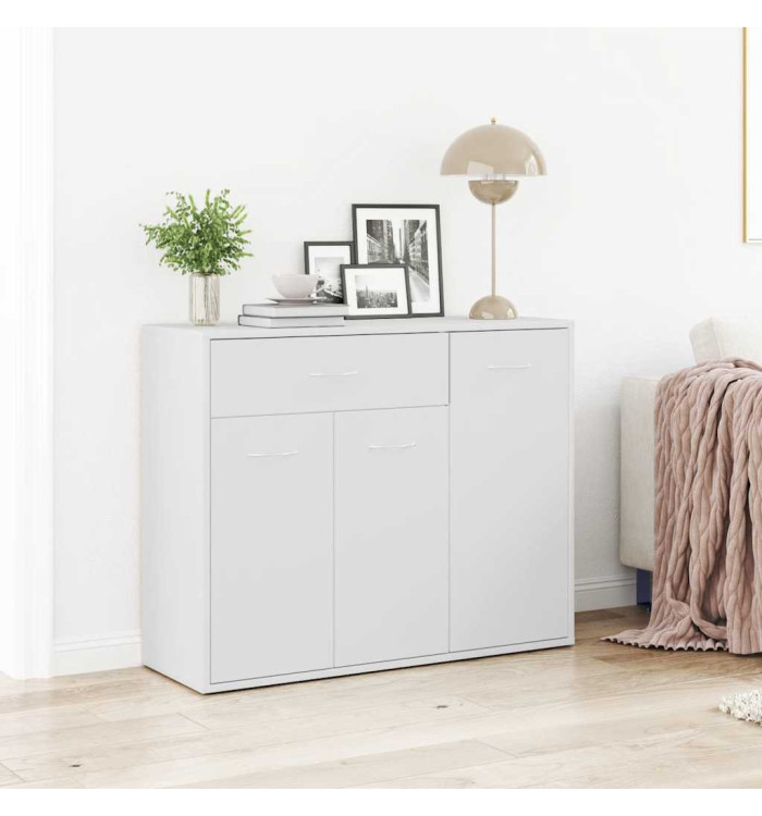 Buffet Blanc 88x30x70 cm Bois d'ingénierie | Mobilier & Déco