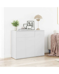 Buffet Blanc 88x30x70 cm Bois d'ingénierie | Mobilier & Déco