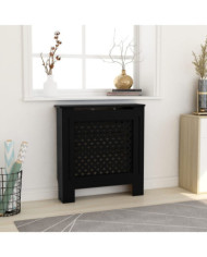 Cache-radiateur MDF Noir 78 cm | Mobilier & Déco