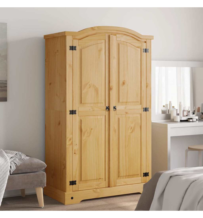 Garde-robe avec 2 portes Gamme Corona pin mexicain | Mobilier & Déco