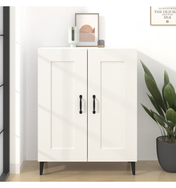 Buffet Blanc 69,5x34x90 cm Bois d'ingénierie | Mobilier & Déco