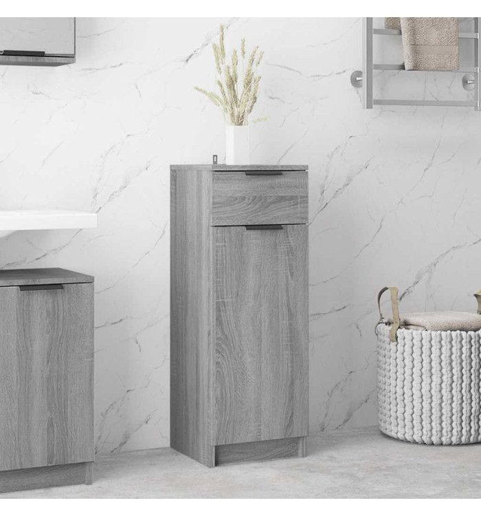 Armoire de bain Sonoma gris 32x34x90 cm Bois d'ingénierie | Mobilier & Déco