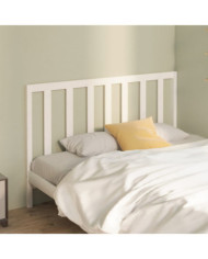Tête de lit Blanc 166x4x100 cm Bois massif de pin | Mobilier & Déco